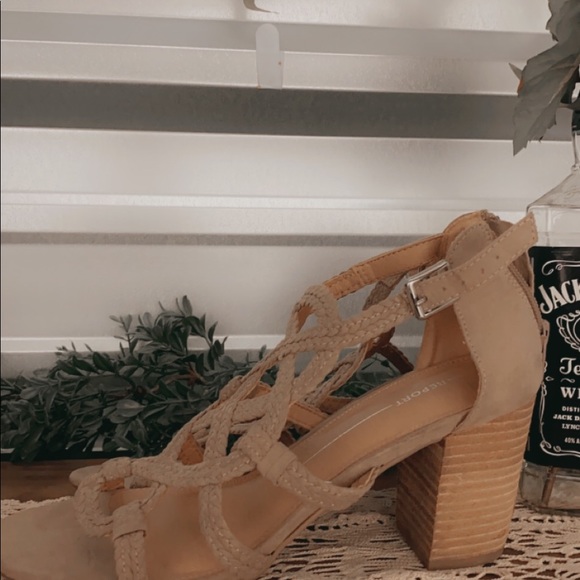 Report Shoes Nwot Paula Tan Dress Sandals Poshmark